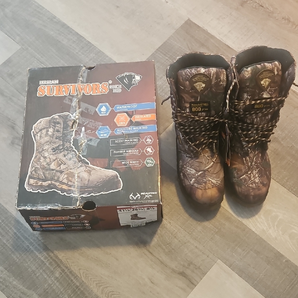 Realtree Xtra Camouflage Waterproof Boots
